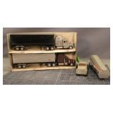 (3) Toy Semi's W/ Trailers