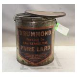 Drummond Pure Lard Can