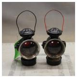 (2) Dietz Miniature Lanterns