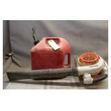 Stihl Leaf Blower BG-86 & 5 Gal Gas Can