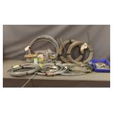 Variety of Braided Steel Rope w/ (2) Pulleys