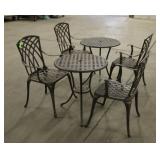 (2) Bistro Tables & (4) Bistro Chairs