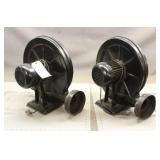 (2) Black Exhaust Fans