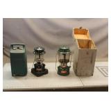 (2) Coleman Lanterns w/ Cases