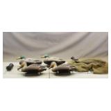 (4) Mallard Decoys w/ Mesh Bag