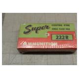 Vintage Super Centre Fire 222R Ammo