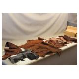 (2) Boxes of Tanned Deer Skin