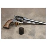 Unmarked Muzzle Loading Revolver W/ Extra .44 Cyli