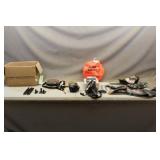 Box of Assorted Hunting Gear