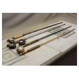 (4) Fly Rods Complete w/ Reels