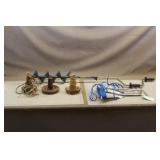 (4) Boat Anchors & Manual Ice Auger