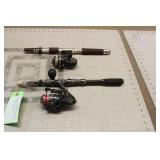 (2) Extendable Fishing Poles w/ Reels