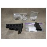 AR Stock, AR Hand Grip & Assorted Trigger
