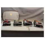 Tote of Ice Skates Sizes 8 & 9