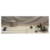 (2) Big Jon Down Riggers & Bait Bucket