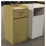 (2) Restaurant Waste Receptacles