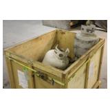 (7) Empty Propane Tanks in a Gaylord