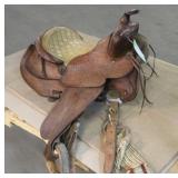Leather Roping Saddle