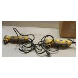 DeWalt Right Angle Grinder & 1/4' Drill