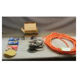 6' Air Palm Sander, Sanding Discs & Air Hose