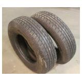 (2) Radial D52100 ST225/75R15 Tires
