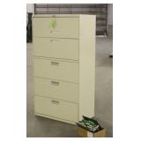 5-Door File Cabinet w/ Pull-out Shelf