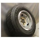(1) Gladiator ST215 75R14 Tire w/ Rim
