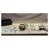 Tote With Assorted Equipment