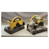(2) DeWalt Chop Saws DW871