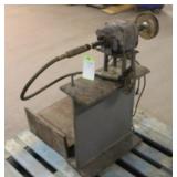 Bench Grinder on I-Beam