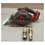 Craftsman Circular Saw & (2) Draw Pins