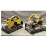 (2) DeWalt Chop Saws DW871