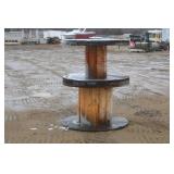 (2) Large Wooden Spools