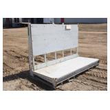 L-Shaped Man Basket 92' x 44'' x 5' W/ Fork Pocket