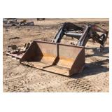 Westendorf Loader W/ 6' Bucket & Hydraulic Control