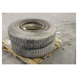 (2) Goodyear G124 11 R 22.5 Tires