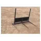 Bale Spear Skid Steer Attachment