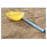 16'2'' x 6'' PVC Pipe & Poly Hopper Bottom