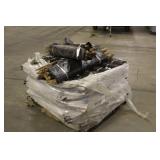 Pallet of Wooden Stakes W/ Protective Membrane