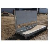 L-Shaped Man Basket 92' x 44'' x 5' W/ Fork Pocket