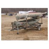 Homemade Trailer W/ (2) 16' Canoes