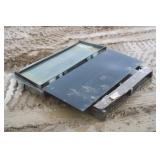 (2) Universal Skid Steer Plates