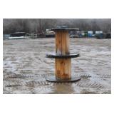 (2) Large Wooden Spools