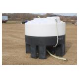 750gal Cone Bottom Tank W/ Poly Stand