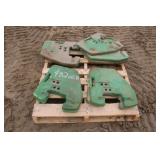 Pallet Of (9) John Deere Tractor Weights