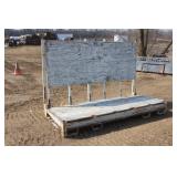 L-Shaped Man Basket 92' x 44'' x 5' W/ Fork Pocket