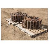 Set Of Grouser Metal Tracks Fits 12-16.5 Tire