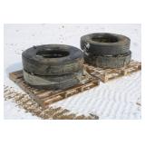 (3) 22.5 (1) 10.00-20 Semi Tires