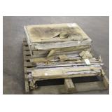 (3) 2 Piece Solid Steel Shelf Shelving w/ Legs