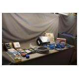 Roll of Copper Wire & Assorted Electrical Supplies